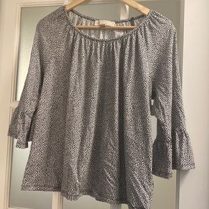 Michael Kors trumpet sleeve top